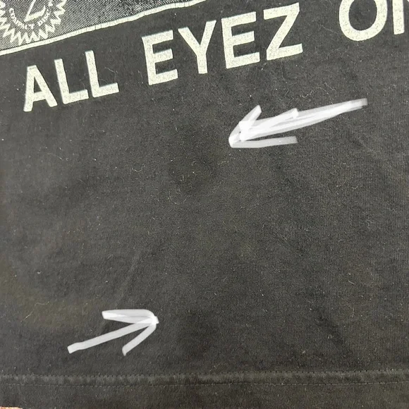 VINTAGE 2PAC ALL EYEZ ON ME MEN’STSHIRT MADE IN USAXL